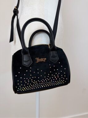 Juicy Couture Y2K Mini Satchel with Iridescent Studs